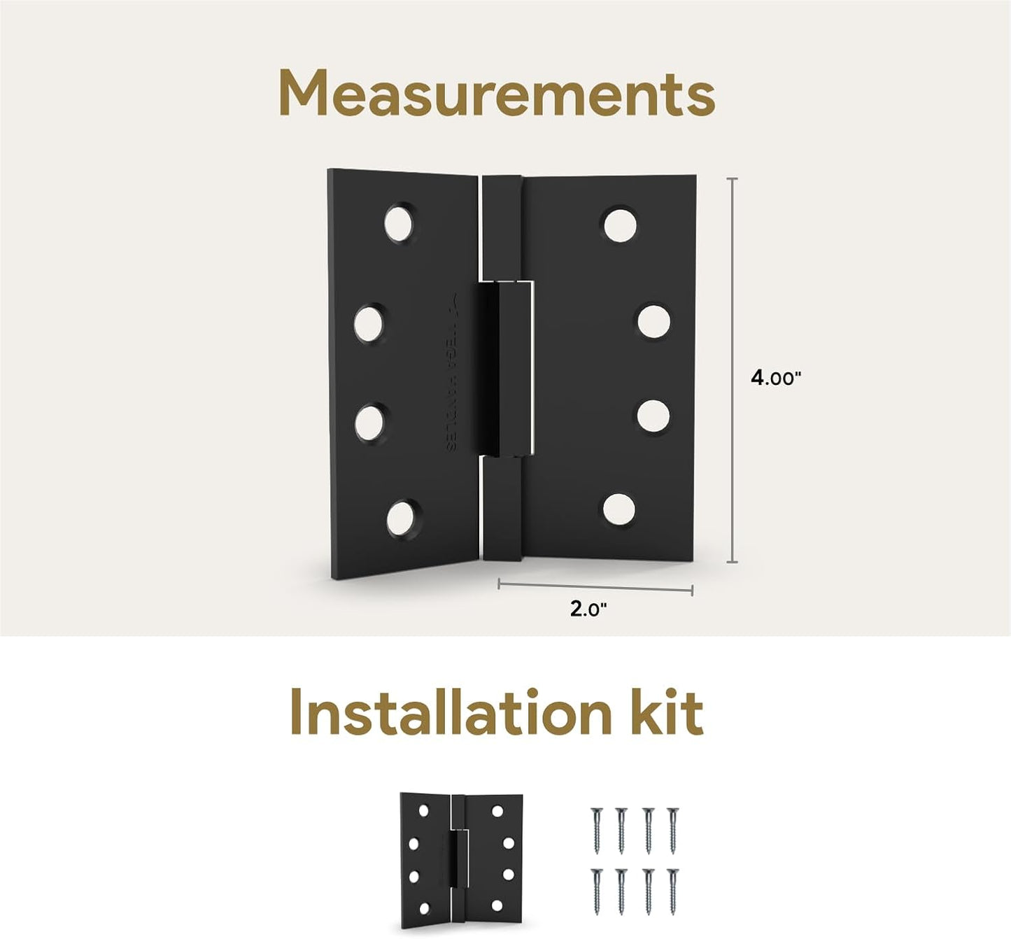 Mega Handles Square Barrel Hinges