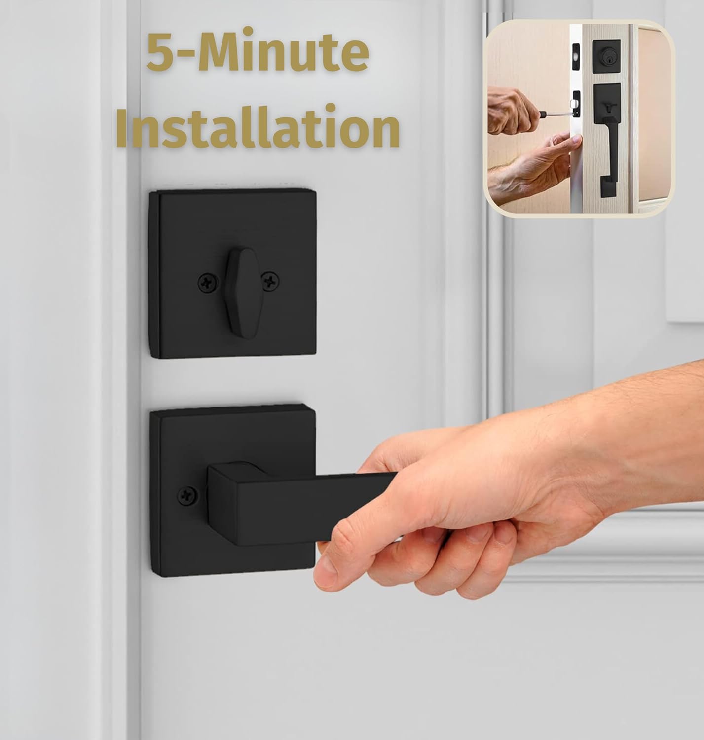 Mega Handles Tobelle Collection Entry Door Handleset