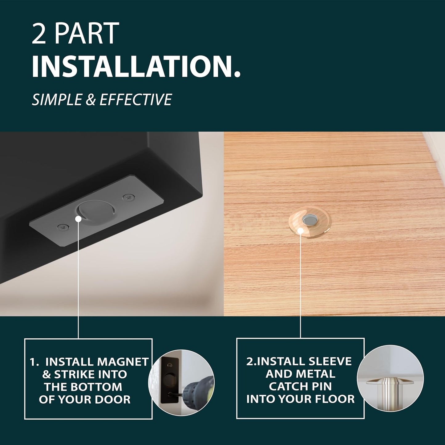 Mega Handles Invisible Magnetic Doorstopper