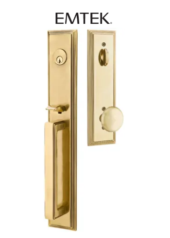 Emtek Melrose Plate Tubular Entry Set Collection