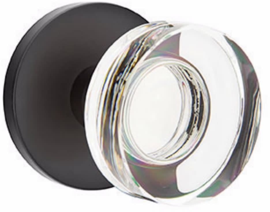 Emtek Modern Disc Glass Knob Collection