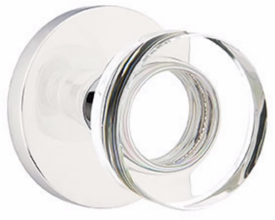Emtek Modern Disc Glass Knob Collection