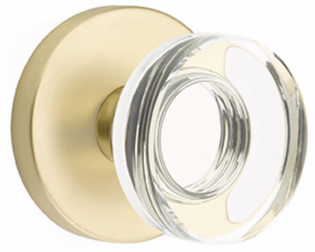Emtek Modern Disc Glass Knob Collection