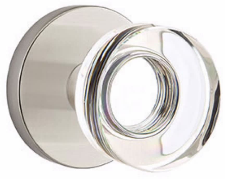 Emtek Modern Disc Glass Knob Collection