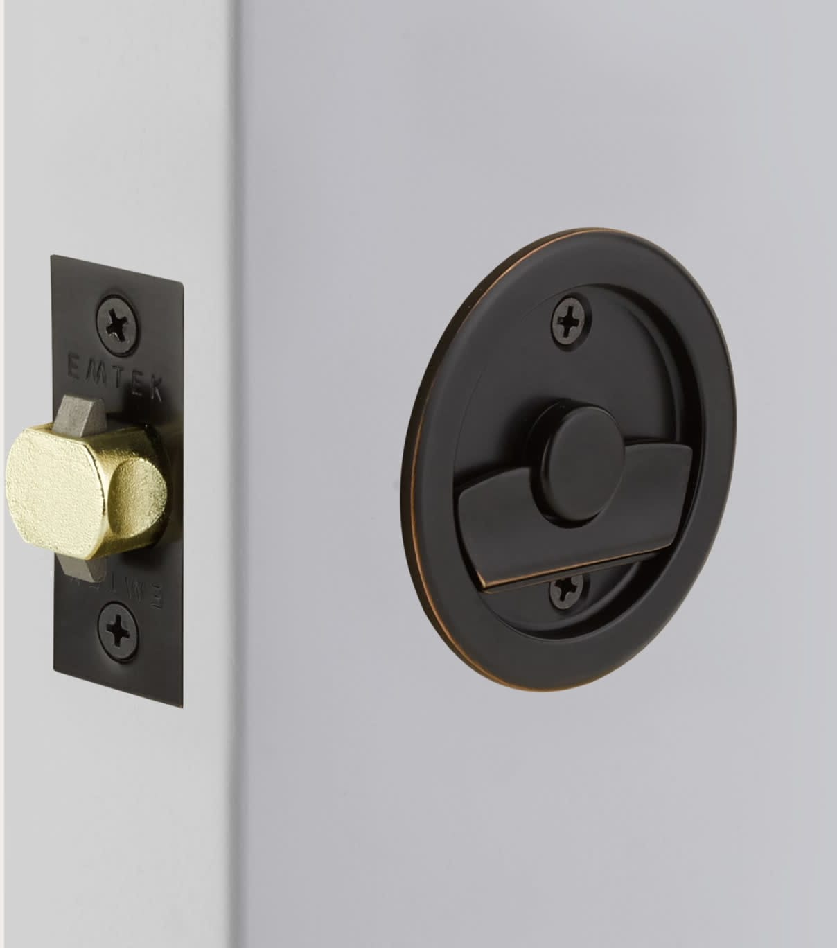 Emtek Pocket Door Lock Collection