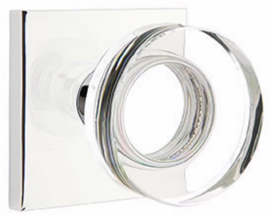 Emtek Modern Disc Glass Knob Collection