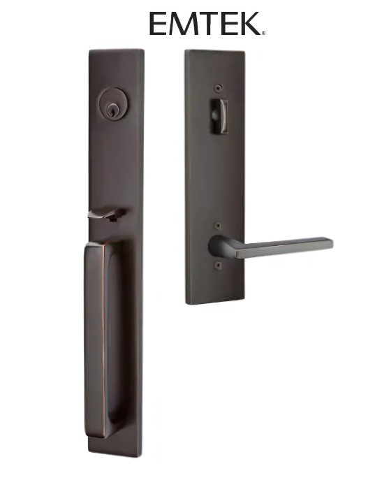 Emtek Lausanne Tubular Single Cylinder Handleset Collection