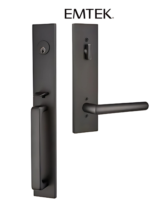 Emtek Lausanne Tubular Single Cylinder Handleset Collection