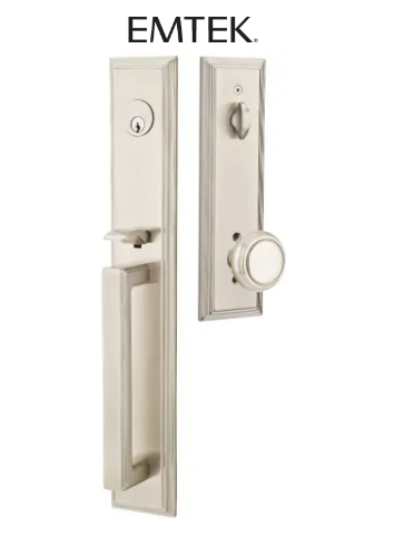 Emtek Melrose Plate Tubular Entry Set Collection