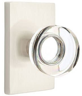 Emtek Modern Disc Glass Knob Collection