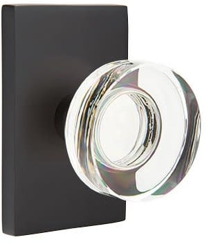 Emtek Modern Disc Glass Knob Collection