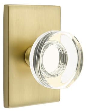 Emtek Modern Disc Glass Knob Collection