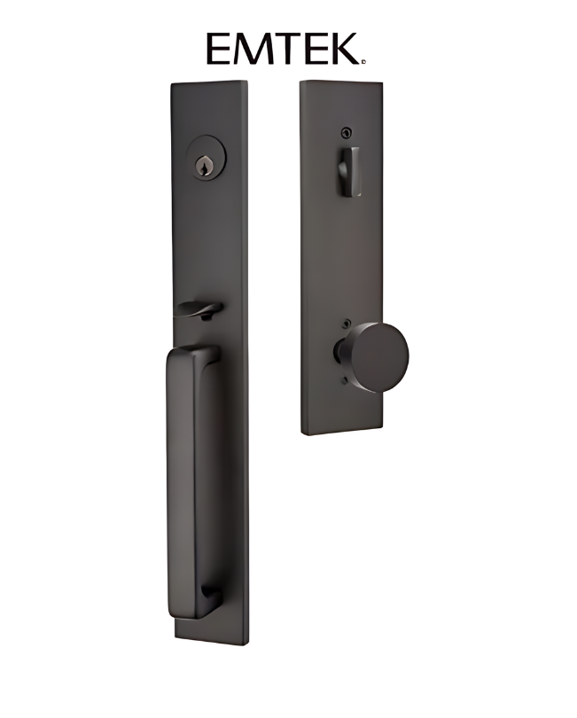 Emtek Lausanne Tubular Single Cylinder Handleset Collection