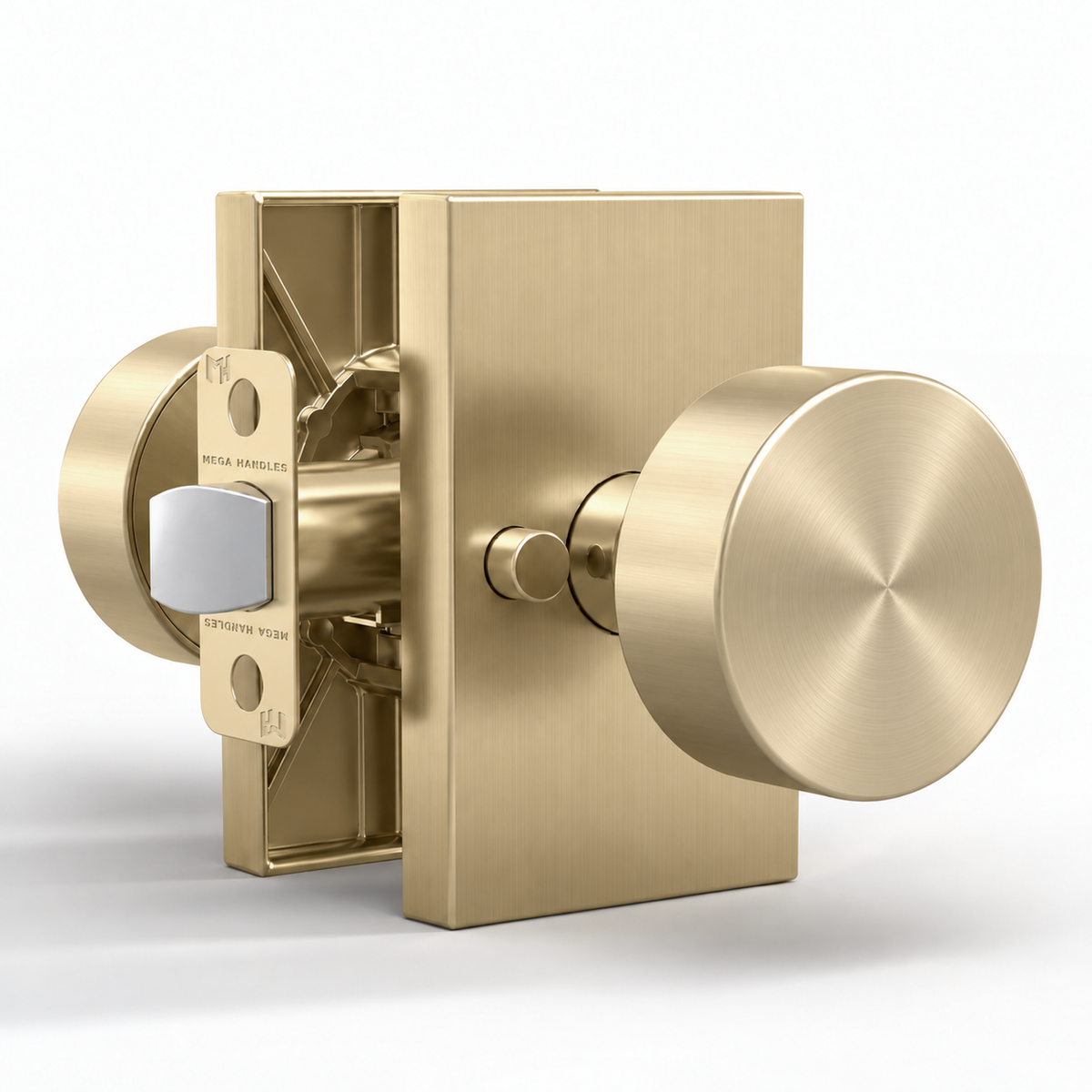 Laura Satin Brass / Privacy product image