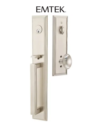 Emtek Melrose Plate Tubular Entry Set Collection