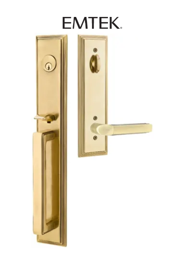 Emtek Melrose Plate Tubular Entry Set Collection