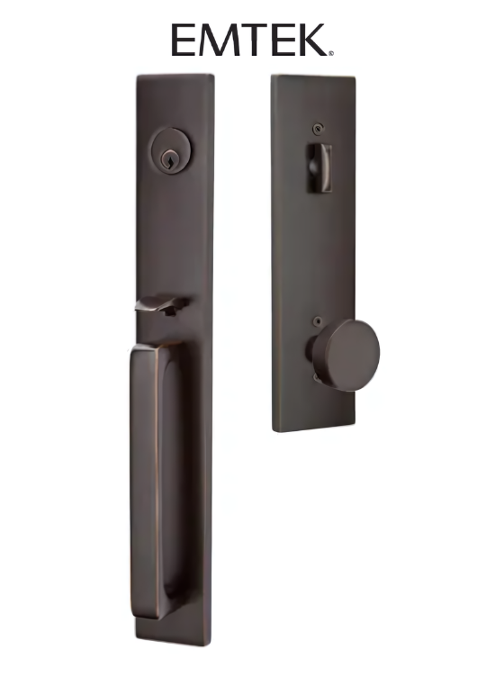 Emtek Lausanne Tubular Single Cylinder Handleset Collection