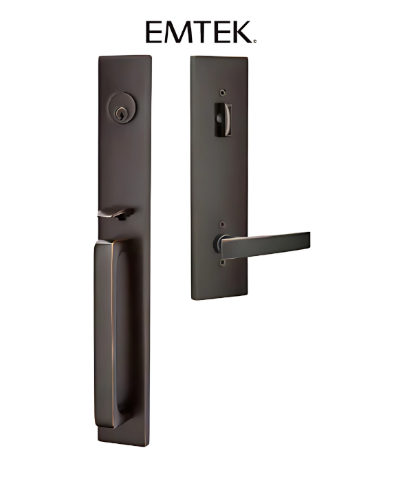 Emtek Lausanne Tubular Single Cylinder Handleset Collection