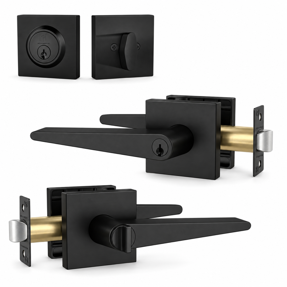 Schein Matte Black / Entry + Deadbolt Combo product image