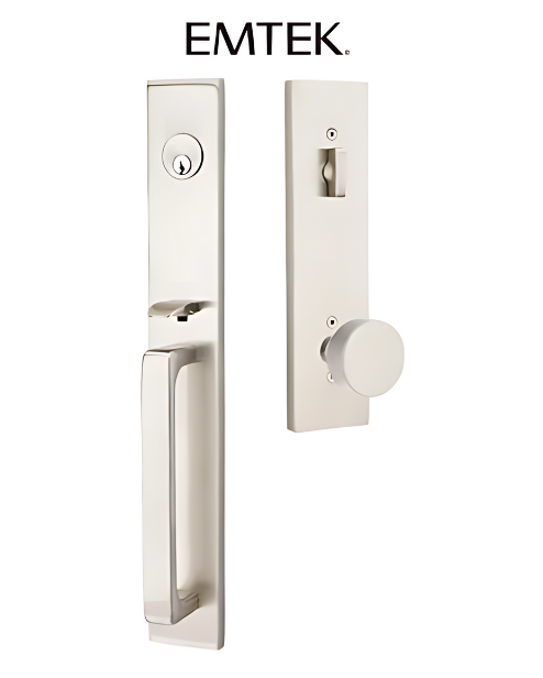 Emtek Lausanne Tubular Single Cylinder Handleset Collection
