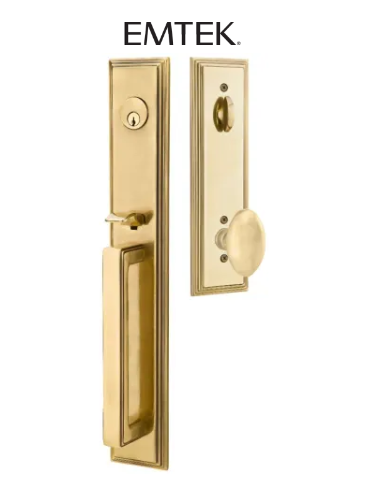 Emtek Melrose Plate Tubular Entry Set Collection