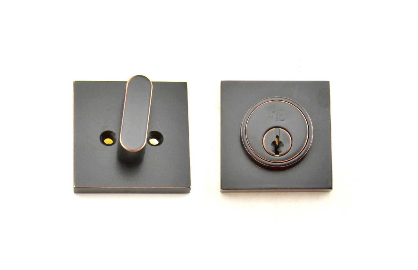 Weslock Square Single Cylinder Deadbolt Transitional Series