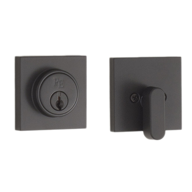 Weslock Square Single Cylinder Deadbolt Transitional Series