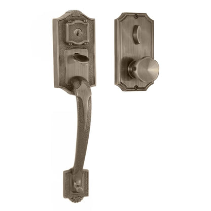 Weslock Eleganti Knob Antique Brass Series