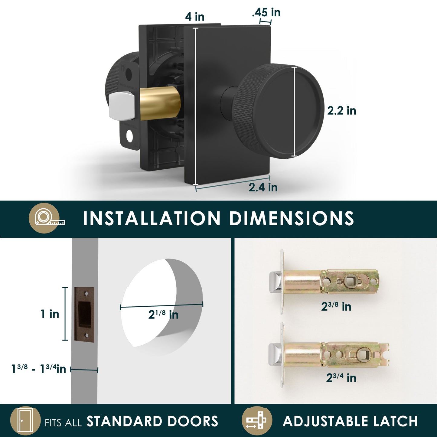 Barton Collection | Knurled Knob