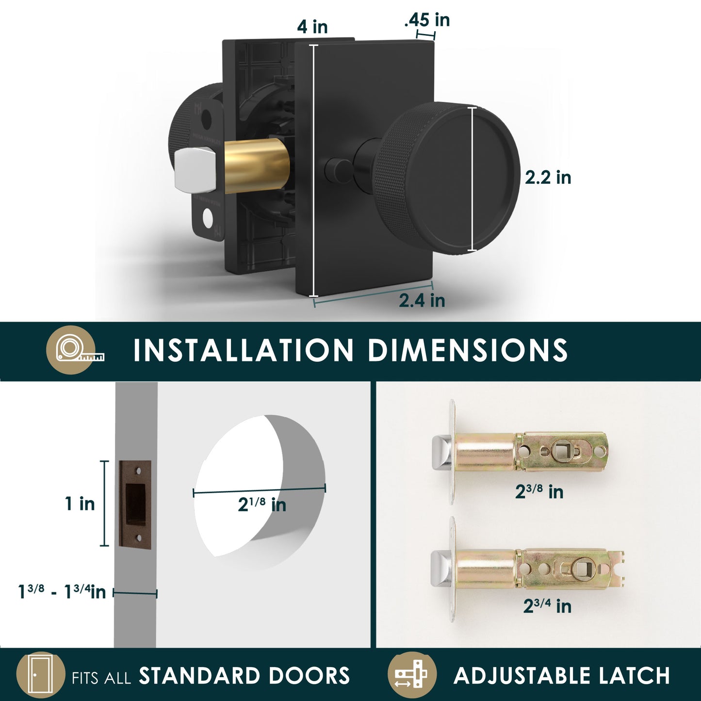 Barton Collection | Knurled Knob