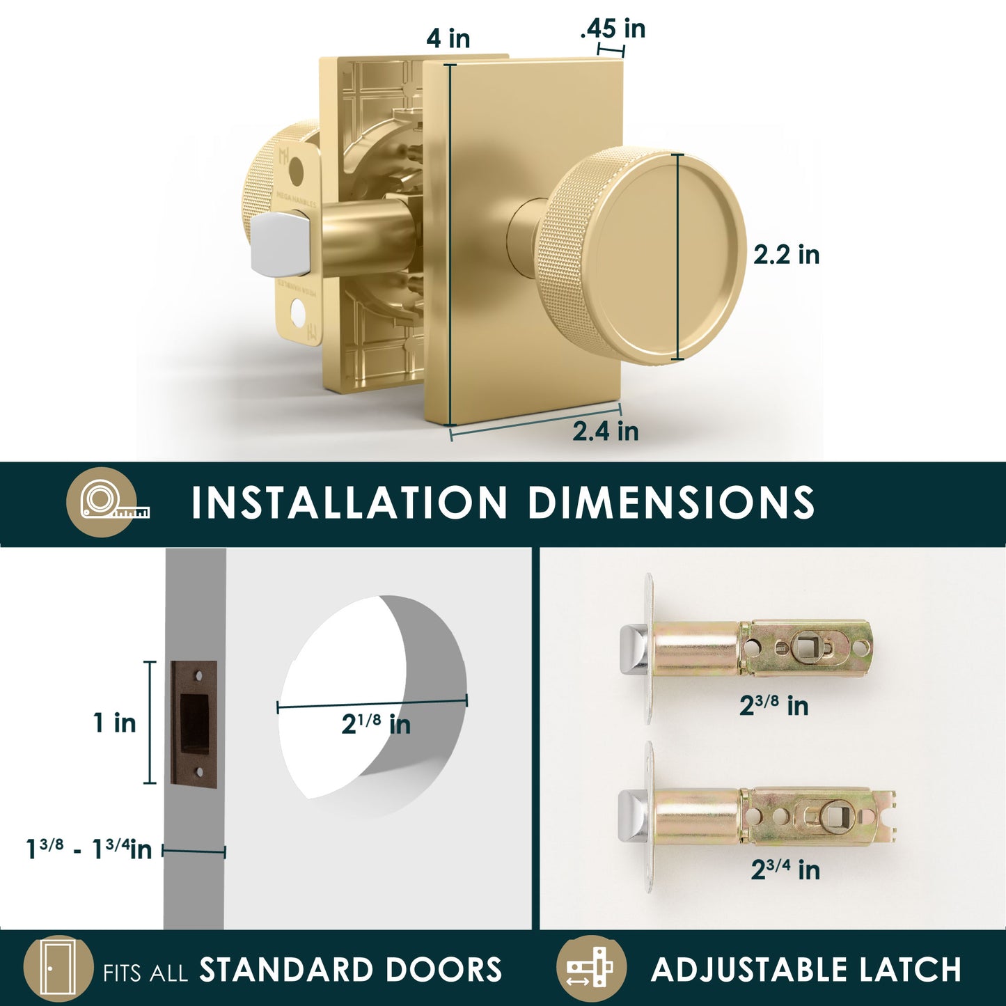 Barton Collection | Knurled Knob