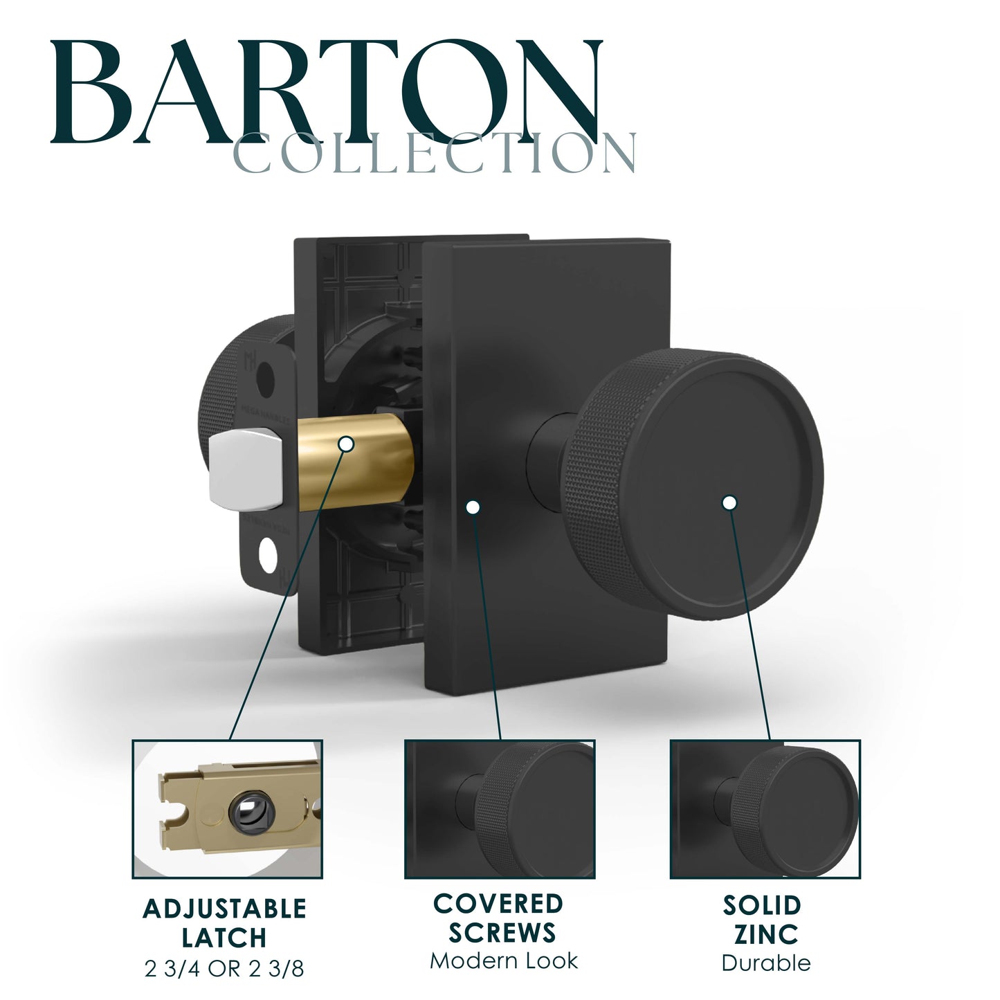 Barton Collection | Knurled Knob