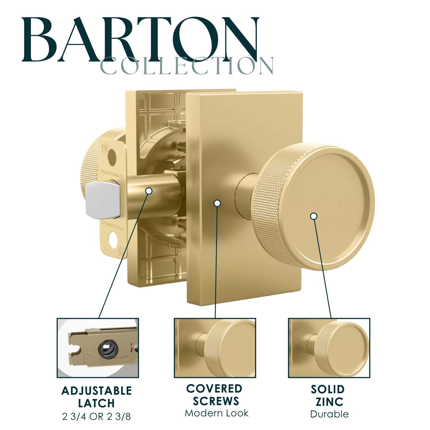 Barton Collection | Knurled Knob