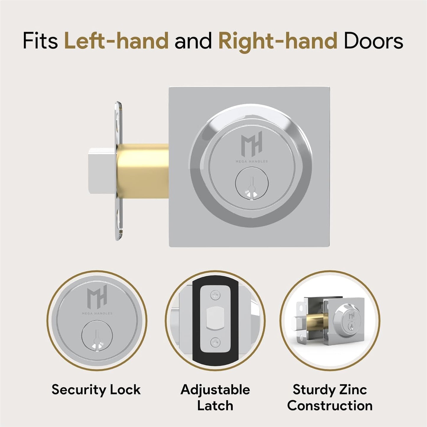 Mega Handles Robell Deadbolt