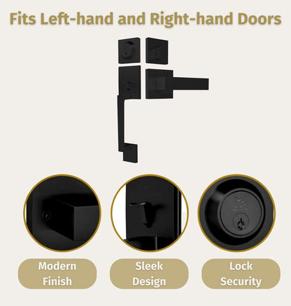 Mega Handles Tobelle Collection Entry Door Handleset