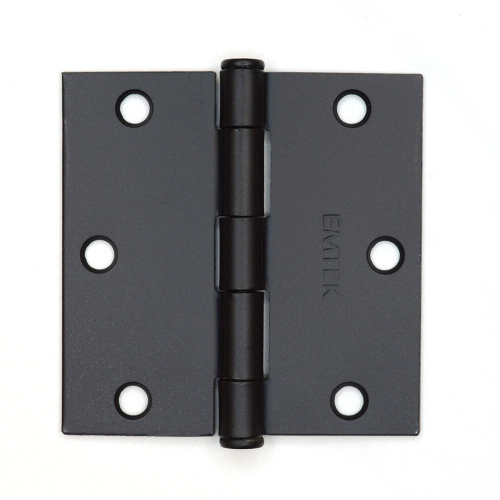 Emtek Square Plain Bearing Steel Hinges Collection