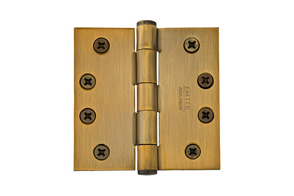 Emtek Square Plain Bearing Steel Hinges Collection