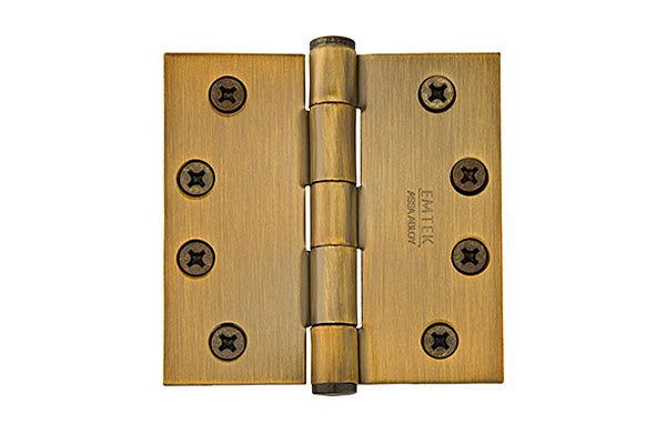 Emtek Square Plain Bearing Steel Hinges Collection