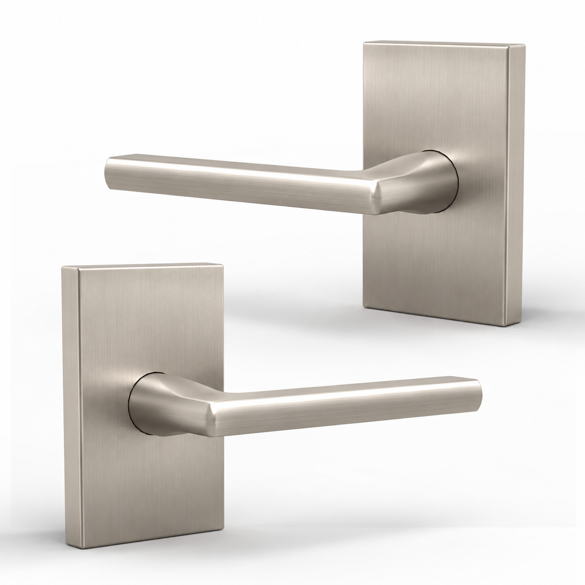 Glamor Satin Nickel / Dummy door lever set