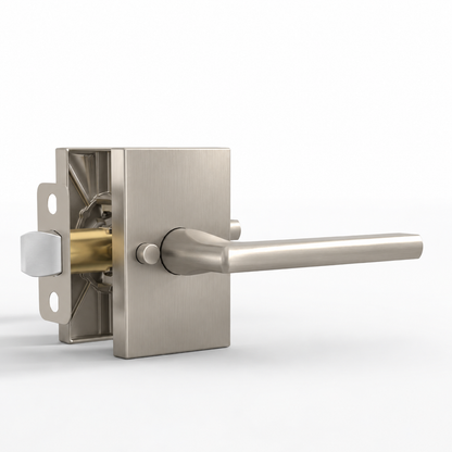 Glamor Satin Nickel / Privacy door lever set