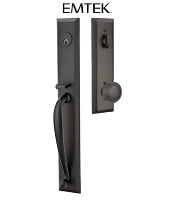 Emtek Jefferson Plate Tubular Entry Set Collection