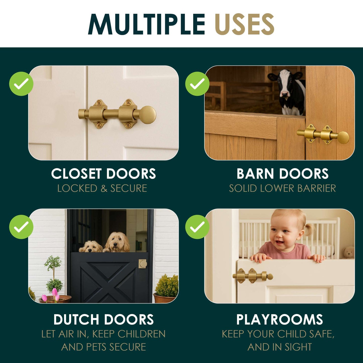 Dutch Door Bolt
