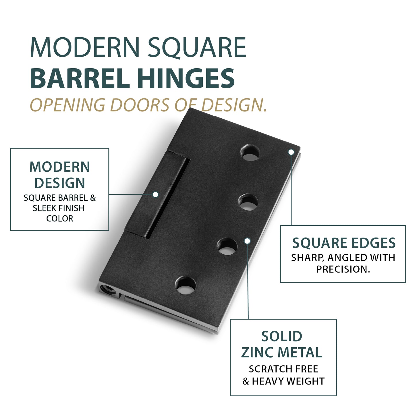 Square Barrel Hinge