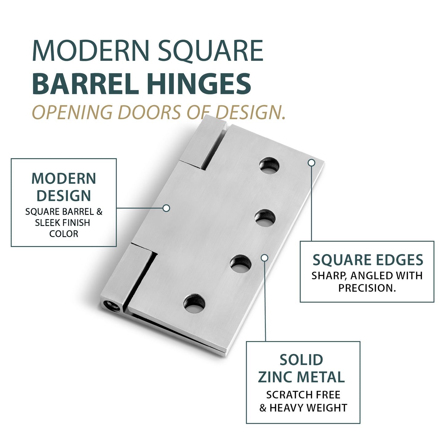 Square Barrel Hinge