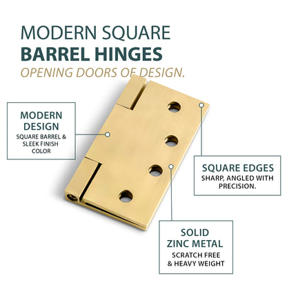 Square Barrel Hinge