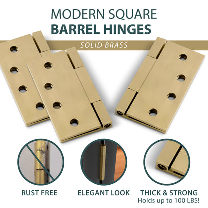 Square Barrel Hinge