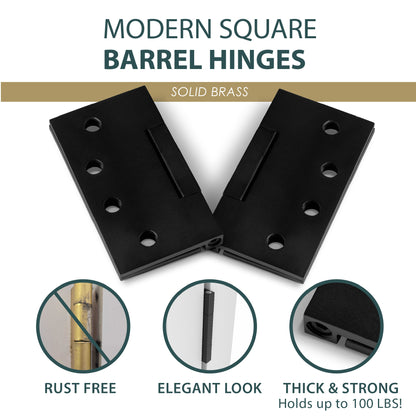 Square Barrel Hinge