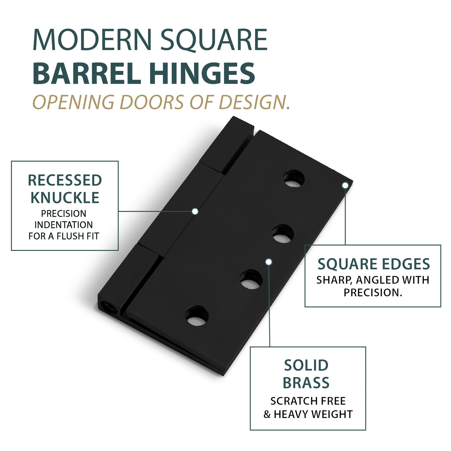 Square Barrel Hinge