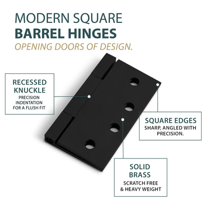 Square Barrel Hinge