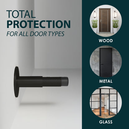 Knurled Baseboard Door Stopper